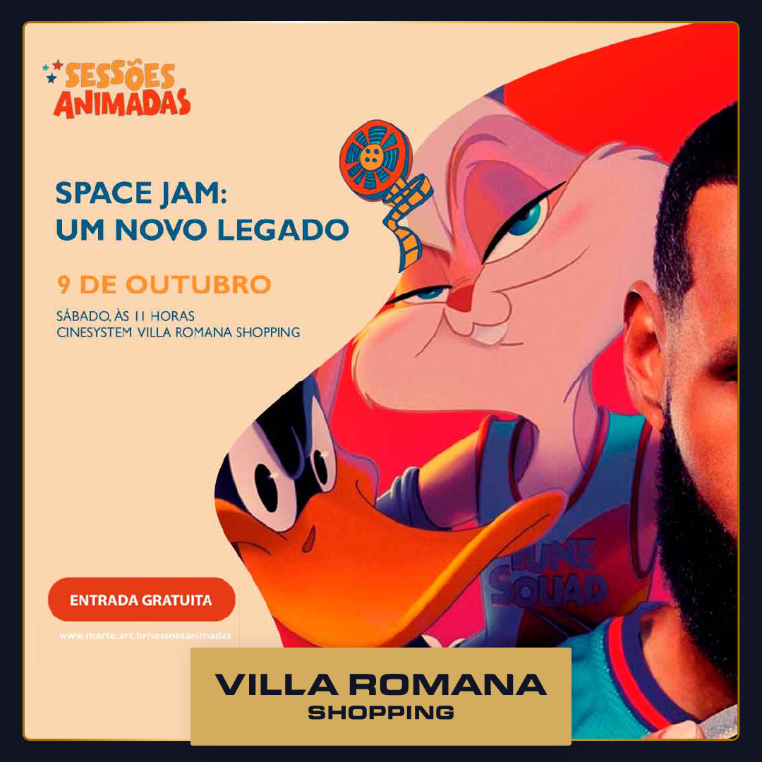 Projeto Sessões Animadas exibe Space Jam neste sábado (9) em Florianópolis