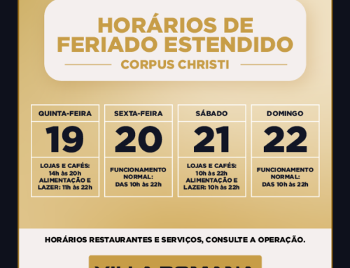 Villa Romana Shopping terá horário especial no feriado de Corpus Christi