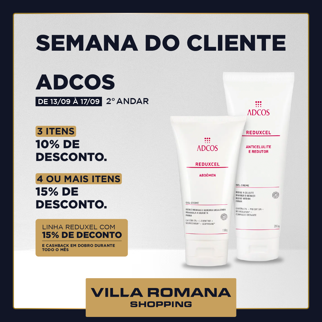 Semana do Cliente começa com descontos e brindes exclusivos no Villa Romana Shopping!