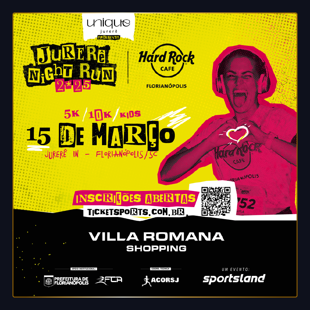 Vem aí mais uma edição do Jurerê Night Run Hard Rock Cafe Florianópolis!