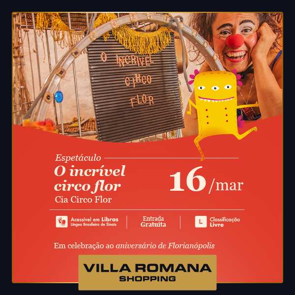 “O Incrível Circo Flor” é a atração do Domingo com Teatro desta semana!