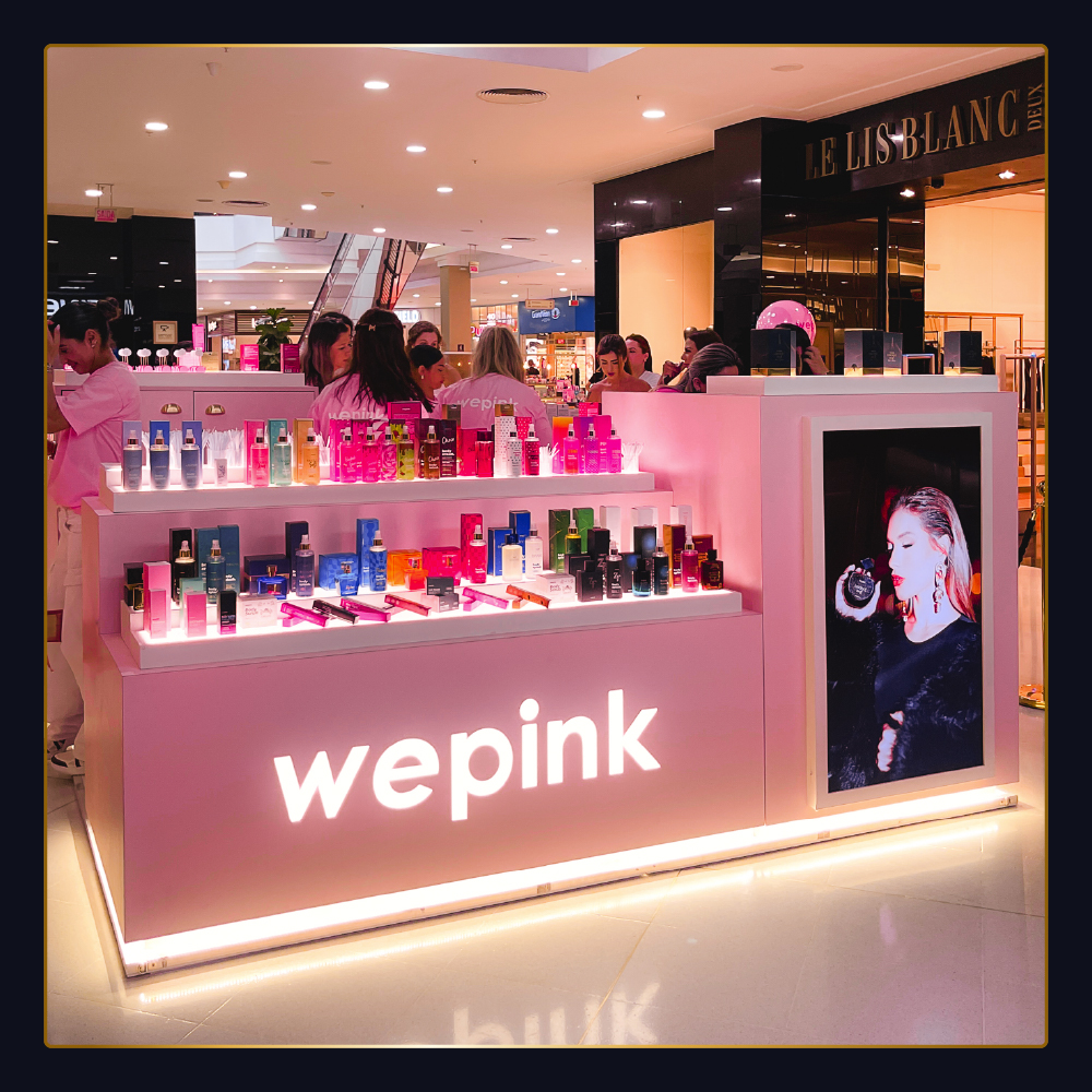 Inauguração do quiosque Wepink