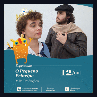 Outubro no Domingo com Teatro: contos, clássicos e encantarias para toda a família!