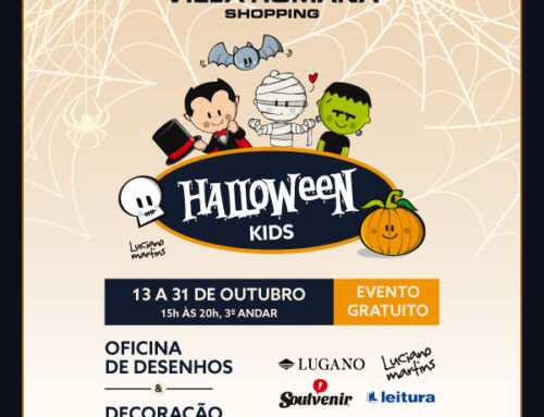 Villa Romana Shopping entra no clima de Halloween com oficinas, brincadeiras e personagens temáticos!