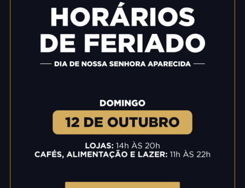Villa Romana Shopping terá horário especial no feriado de 12 de outubro!