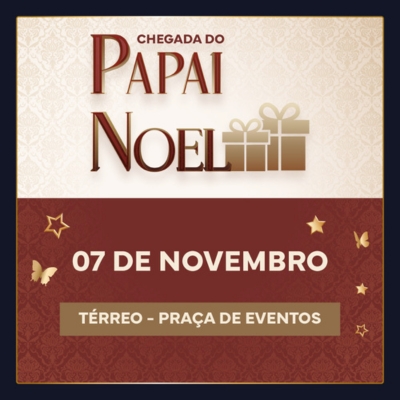 Villa Romana Shopping inaugura decoração de Natal e recebe o Papai Noel nesta sexta-feira (7)