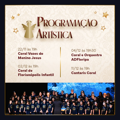 Corais apresentam clássicos de natal no Villa Romana Shopping