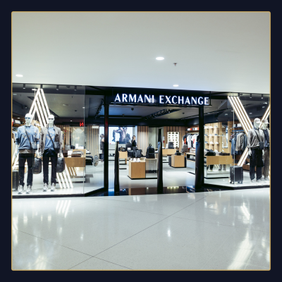 A|X Armani Exchange chega ao Villa Romana Shopping com sua primeira loja em Santa Catarina